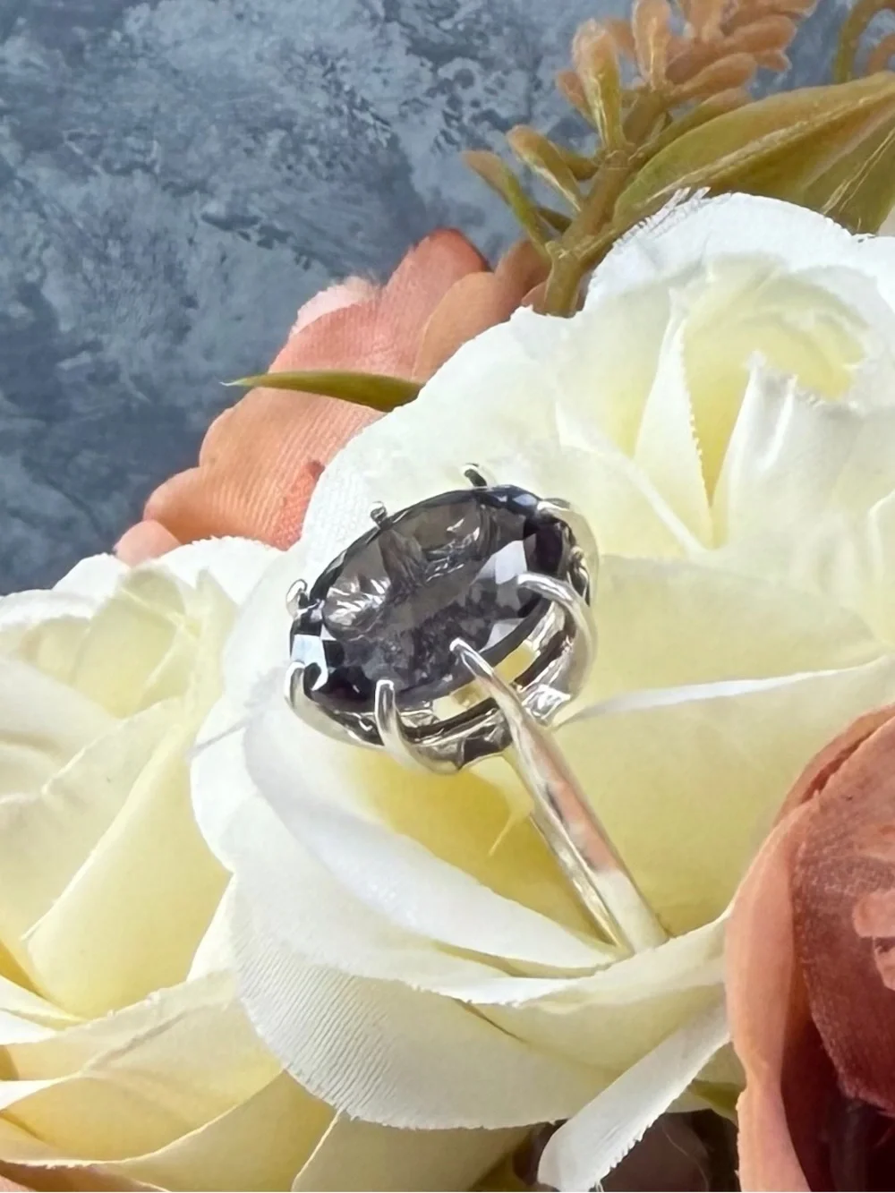 Sold!! Natural Alexandrite 6.05CT Certified 925 Sterling Silver Ring 7.5